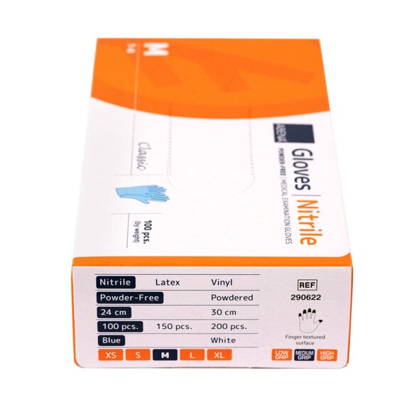 Abena Classic Nitrile Gloves Size M Case (Powder&Latex Free) - Picture 8 of 9